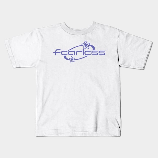 Fearless Le Sserafim Design Kids T-Shirt by cherries&disco